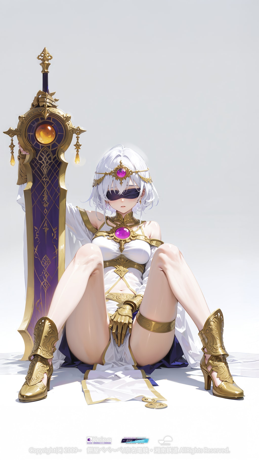 眼帯の弊社キャラクター【けい あいな】