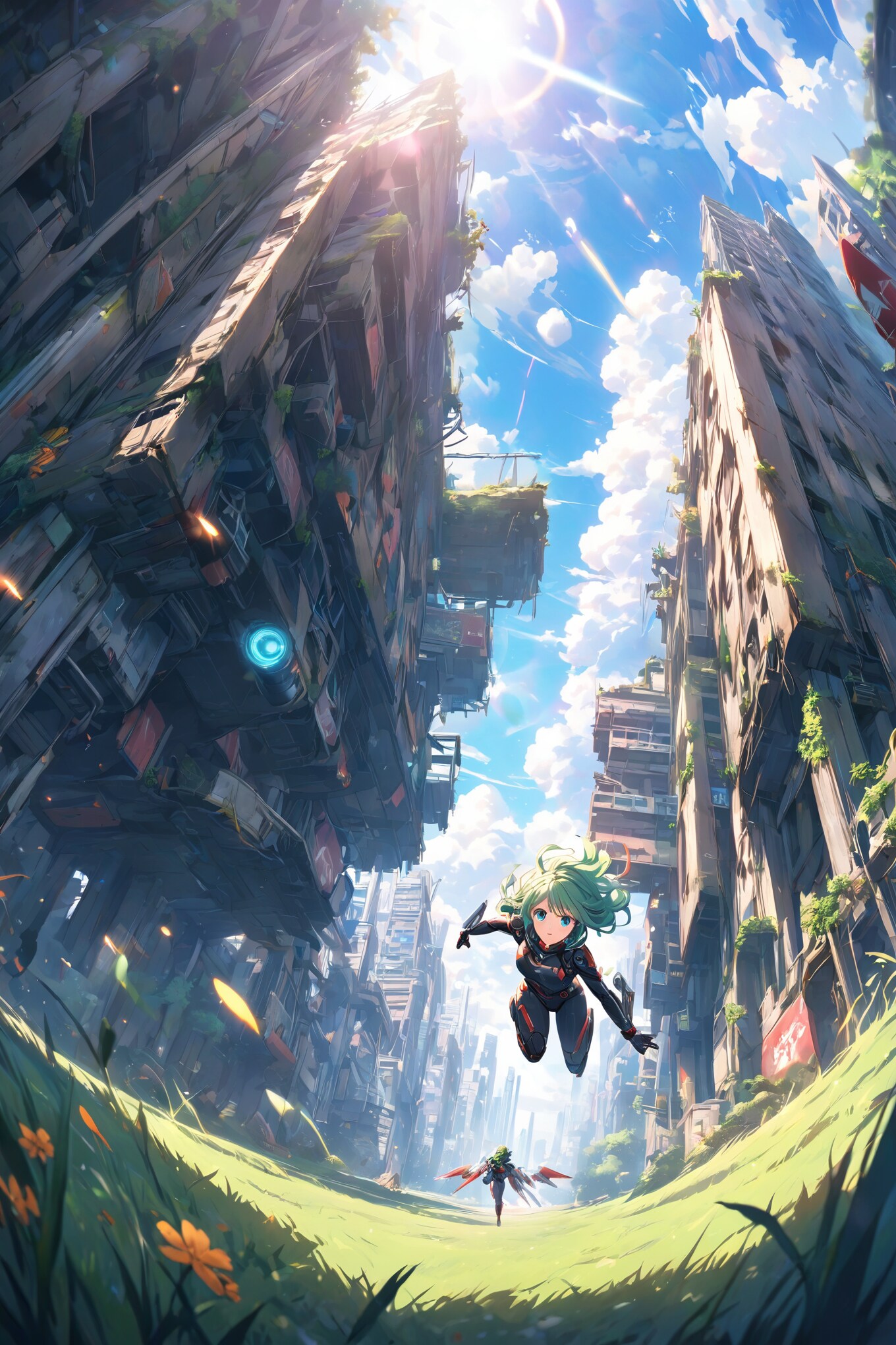 フラットランドへ移動中 | の人気AIイラスト・グラビア