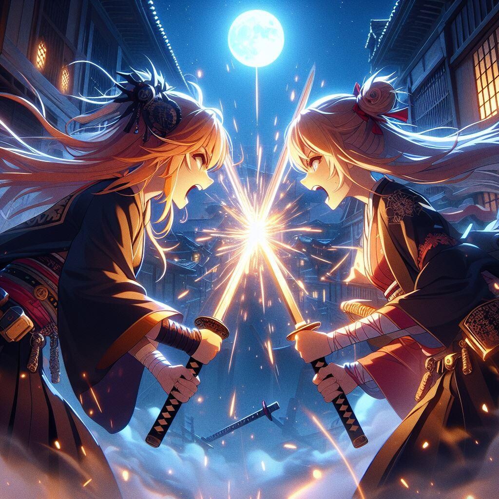 真夜中の剣戟