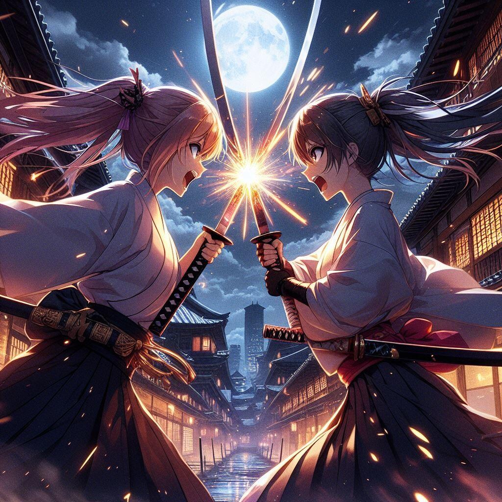 真夜中の剣戟