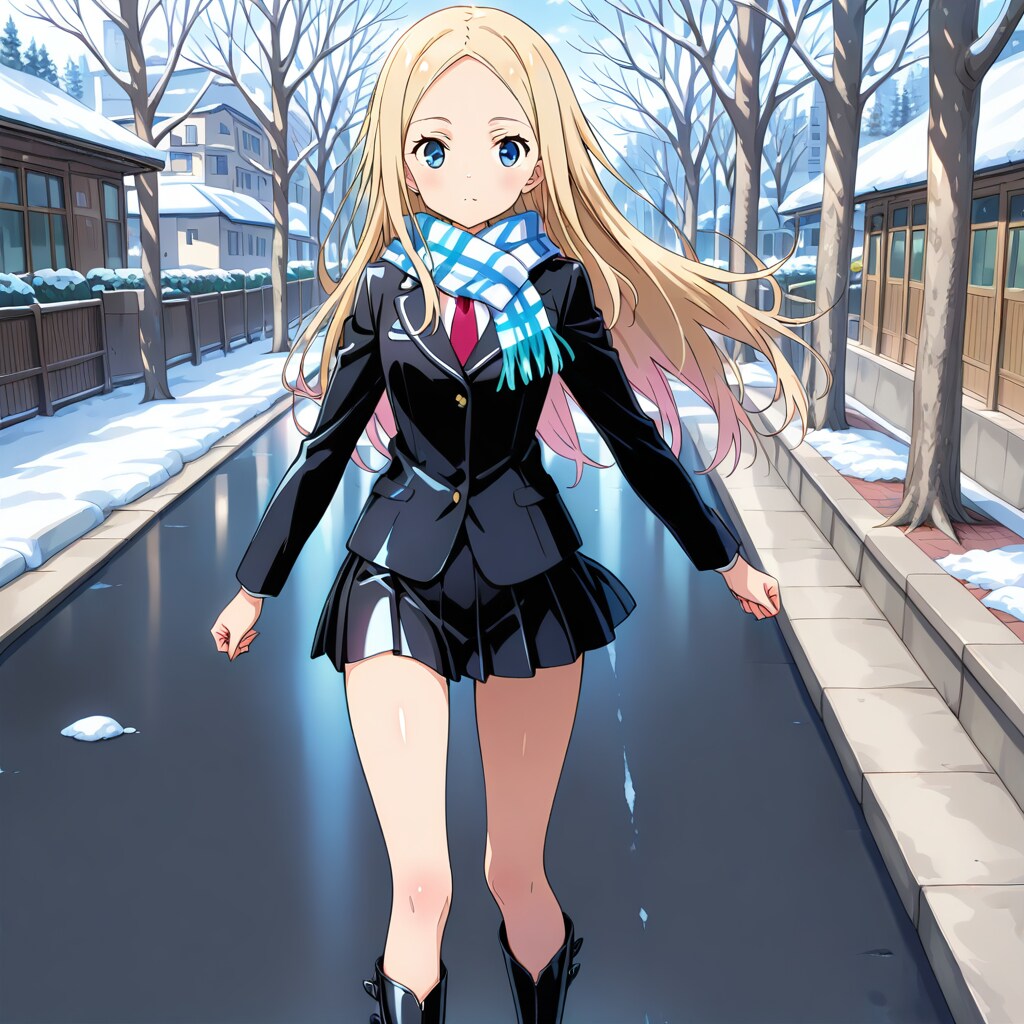 冬＋女子高校生