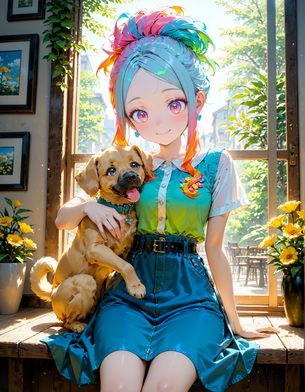 今日は国際盲導犬の日。派手髪の日　その５