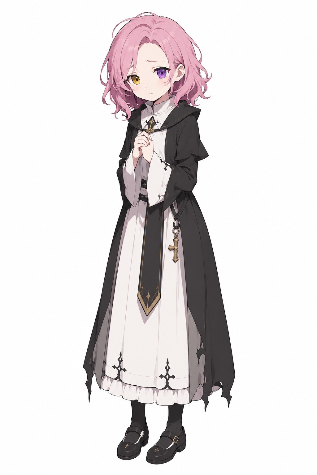 オッドアイの少女と悪魔の腕