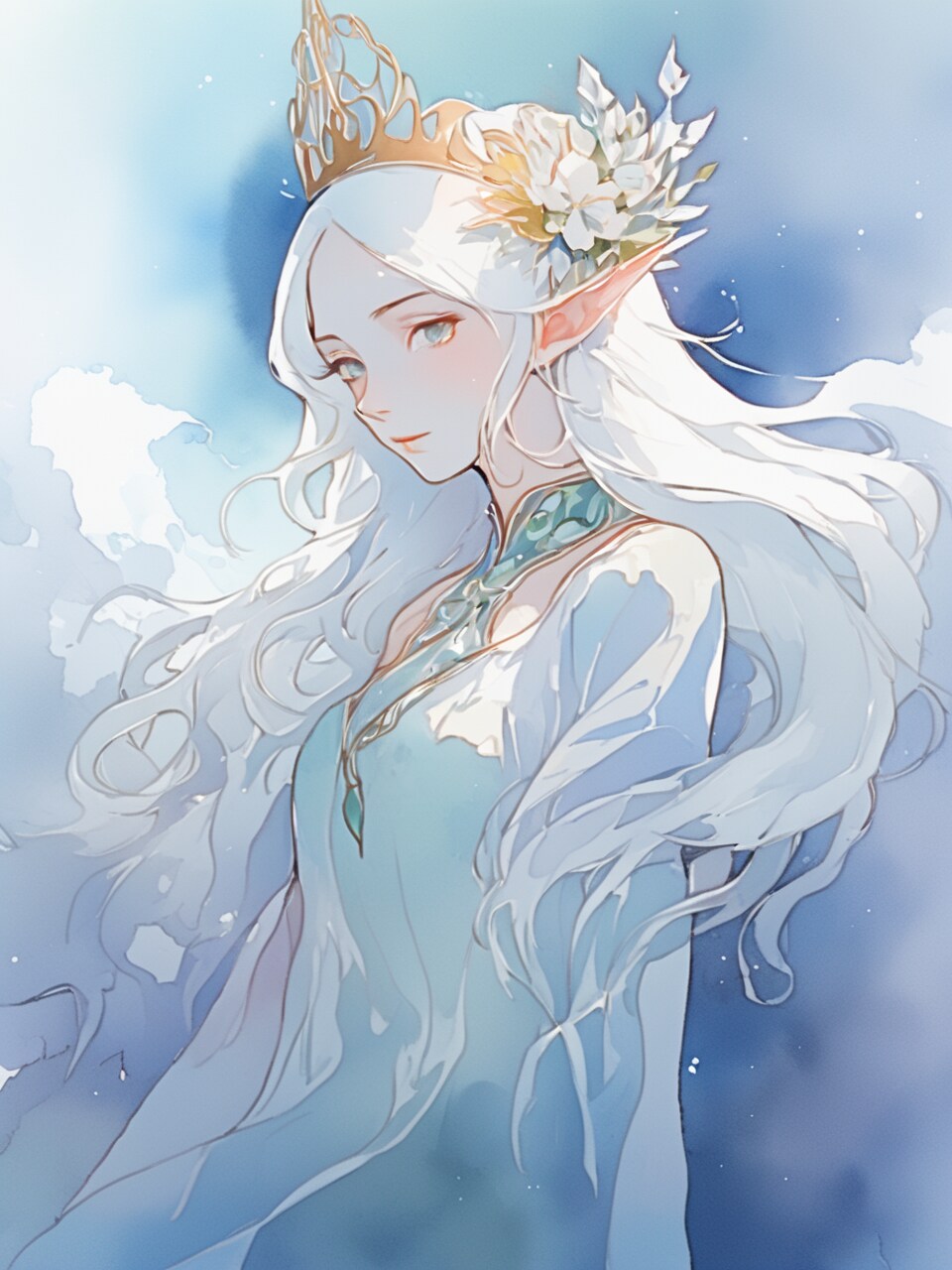 白花のエルフ姉さんXL