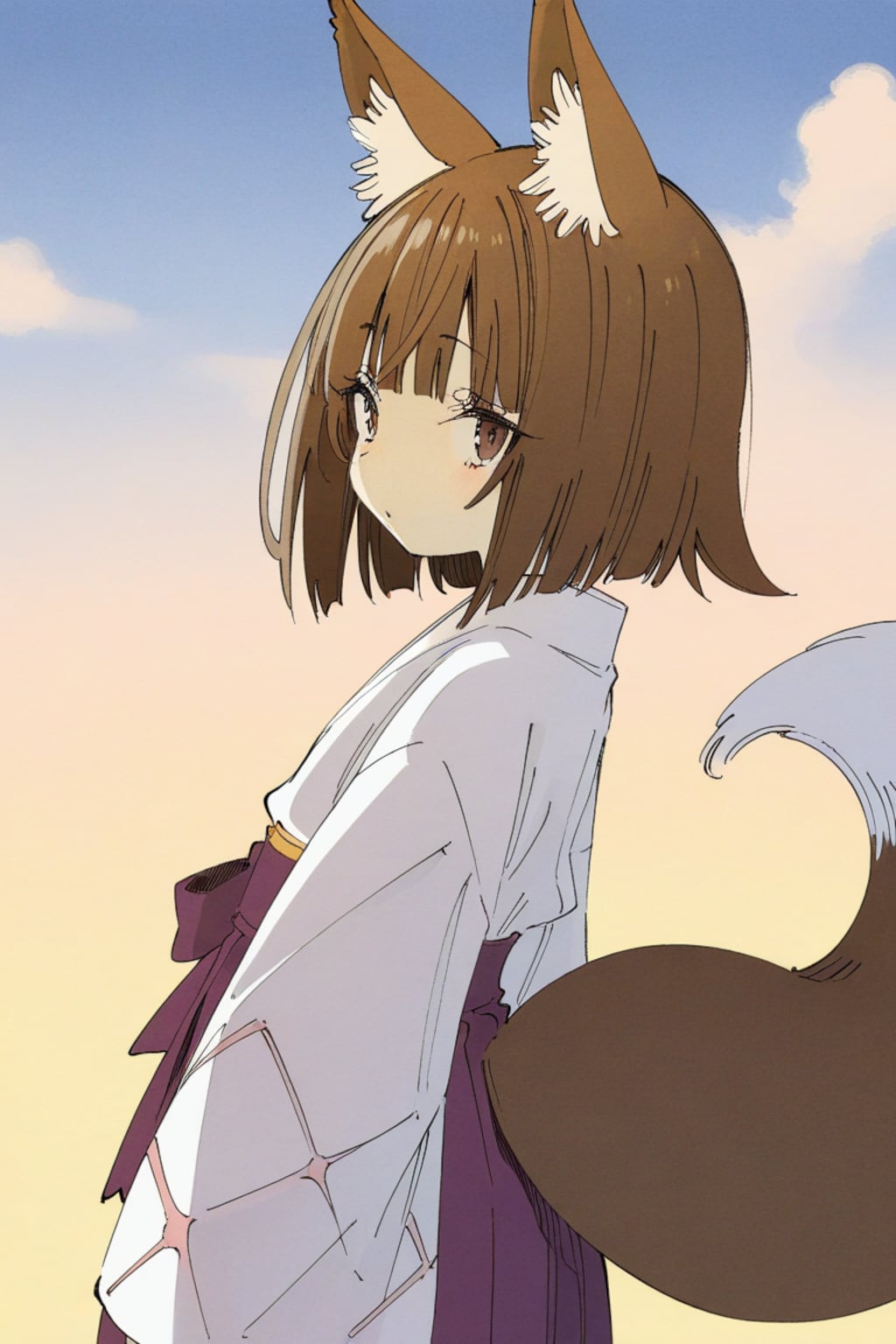 狐娘ちゃんと空