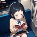 電車でジロ見するオヂサンにサービスぢゃR18（復刻版） 9枚目