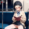 電車でジロ見するオヂサンにサービスぢゃR18（復刻版） 6枚目