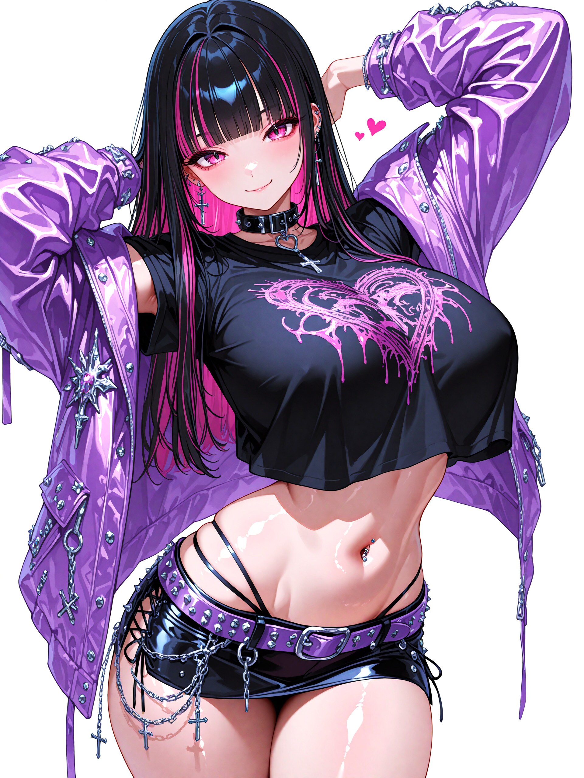Purple Gothic Punk