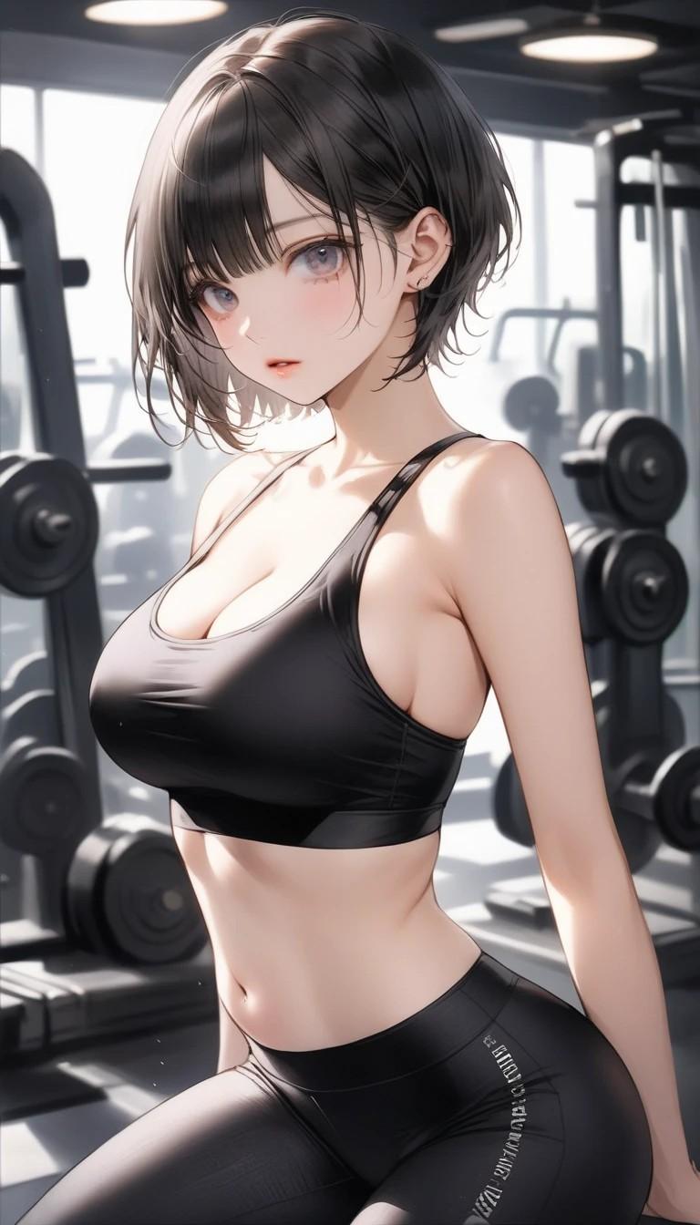 フィットネス少女