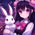 うさぎとハロウィンのうちの子★その2(4枚) 4枚目