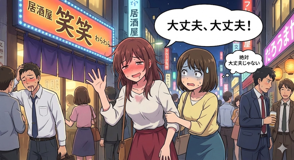 酔っ払いの大丈夫