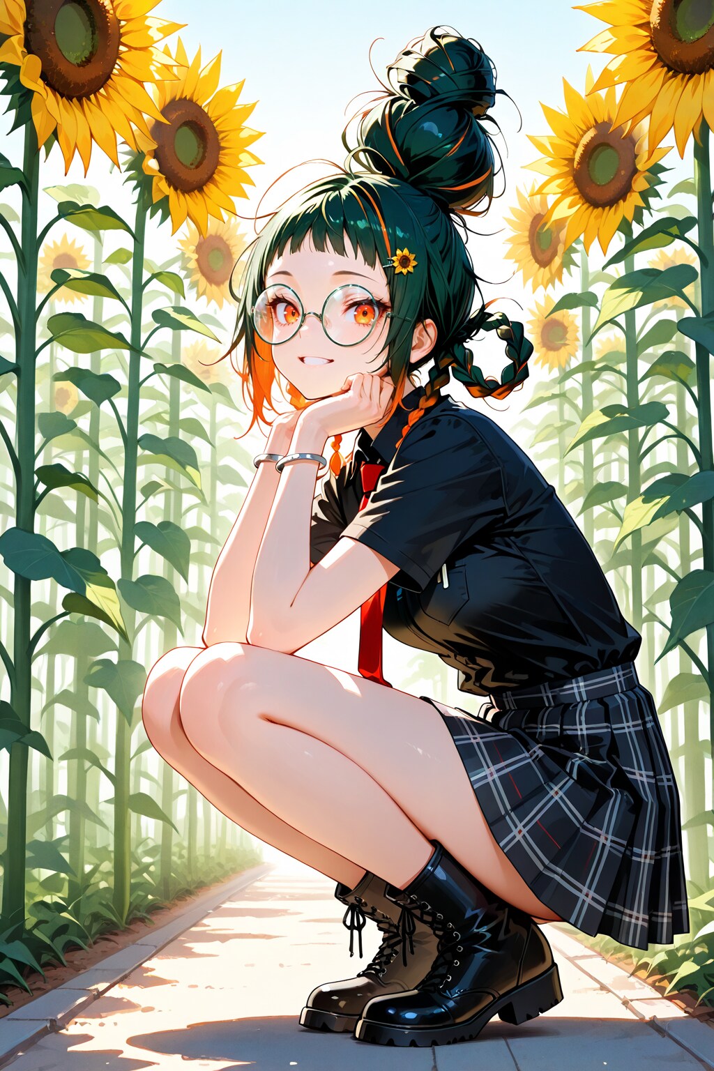 この子の髪型のお話　お団子編