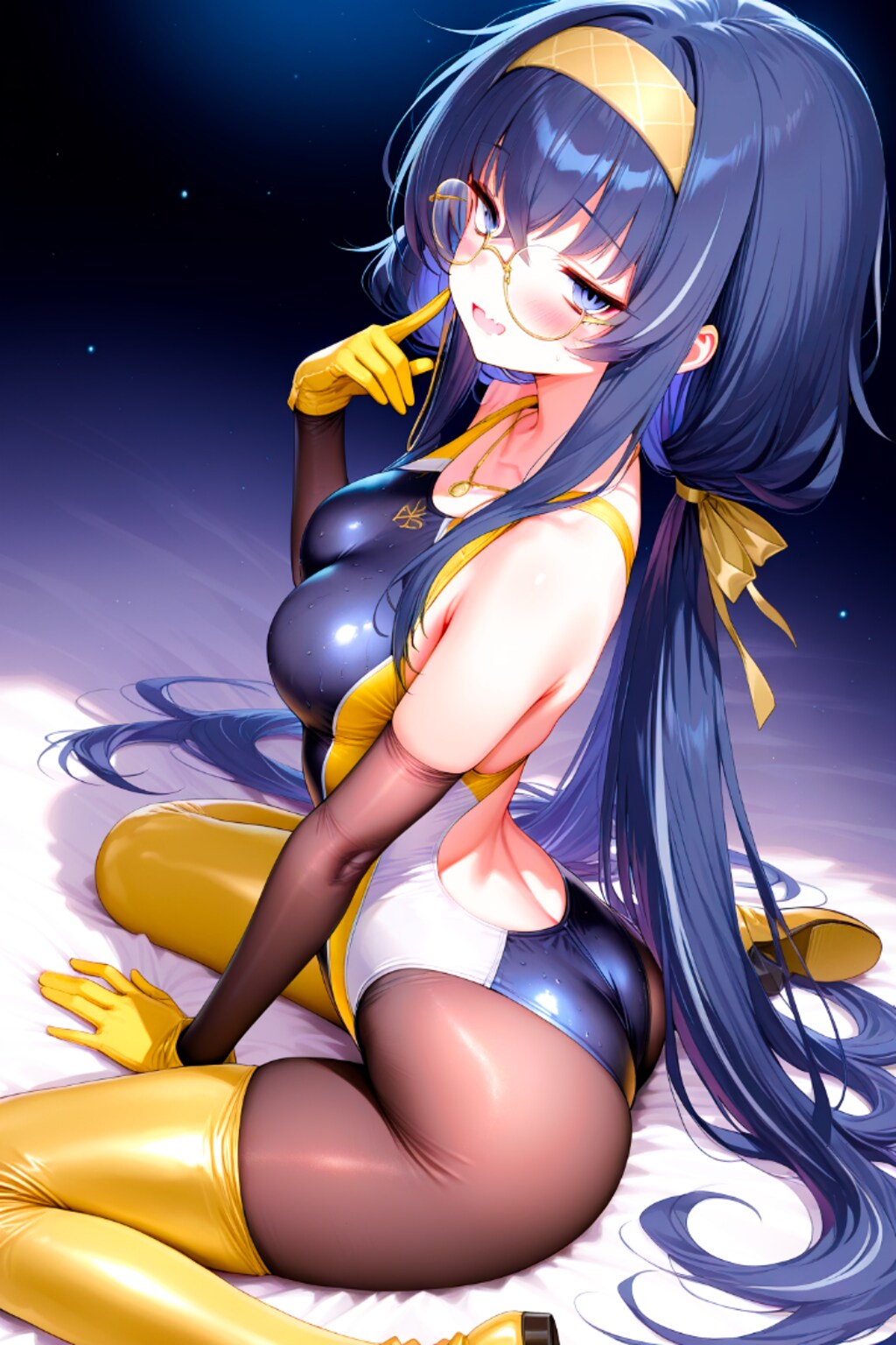 湿度高めの地味っ子競泳水着ヒロインちゃん！