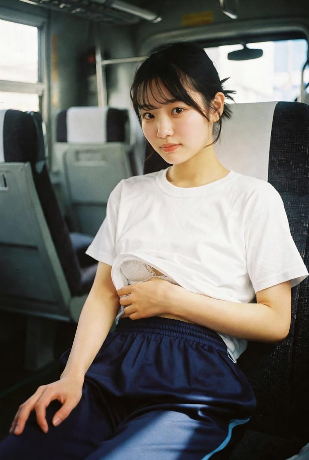 昼のバス移動
