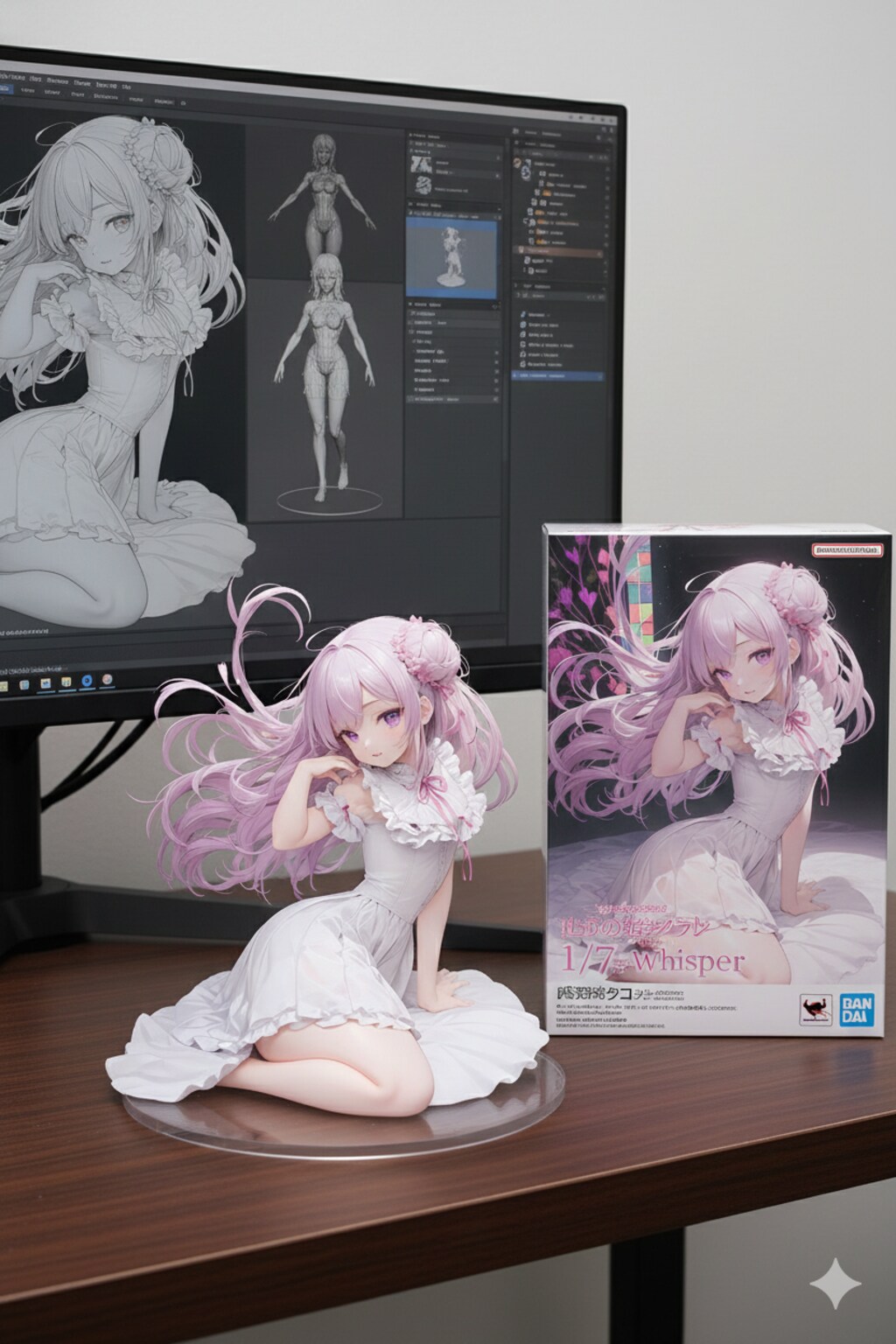 既出イラストのフィギュア化①