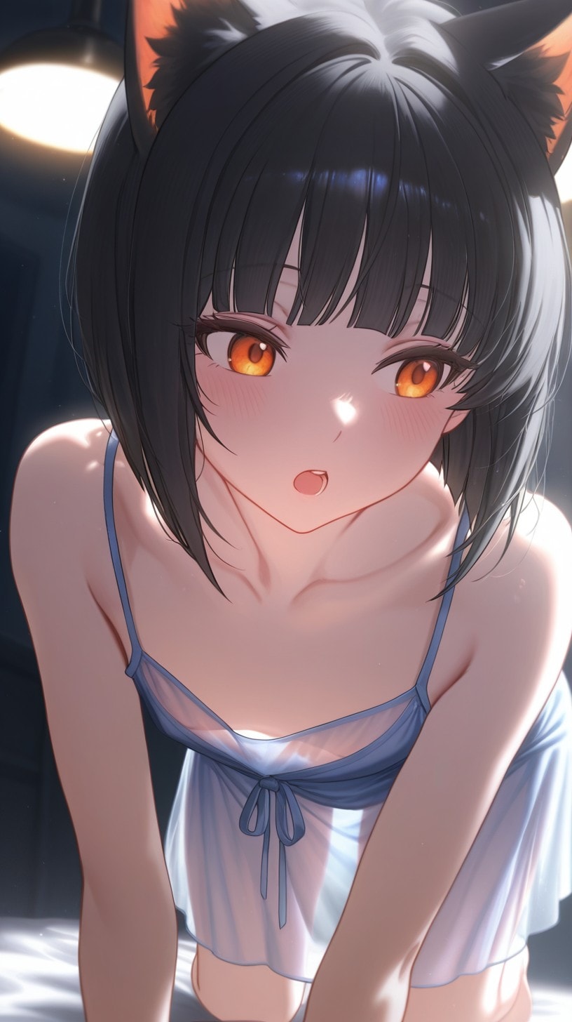 見えそう…