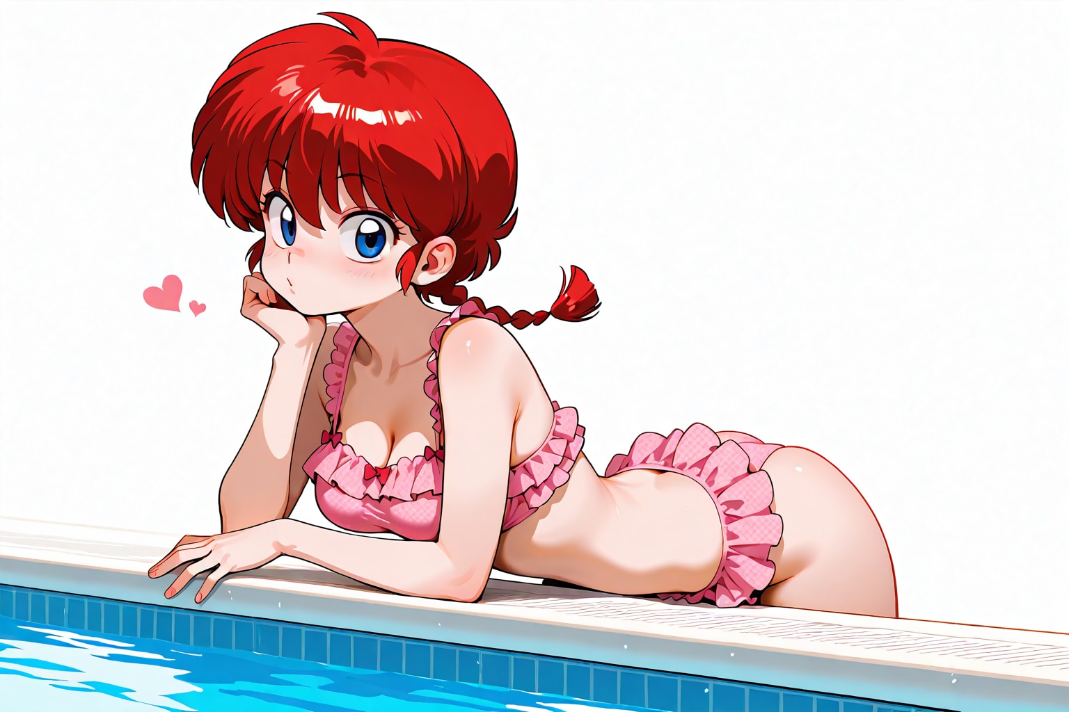 子供っぽい水着を着せても