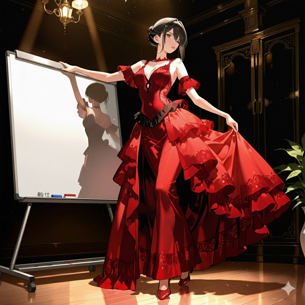 ホワイトボード社交ダンス | の人気AIイラスト・グラビア