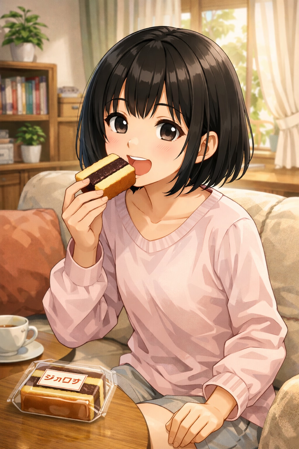 シベリアを食べている女の子 | の人気AIイラスト・グラビア