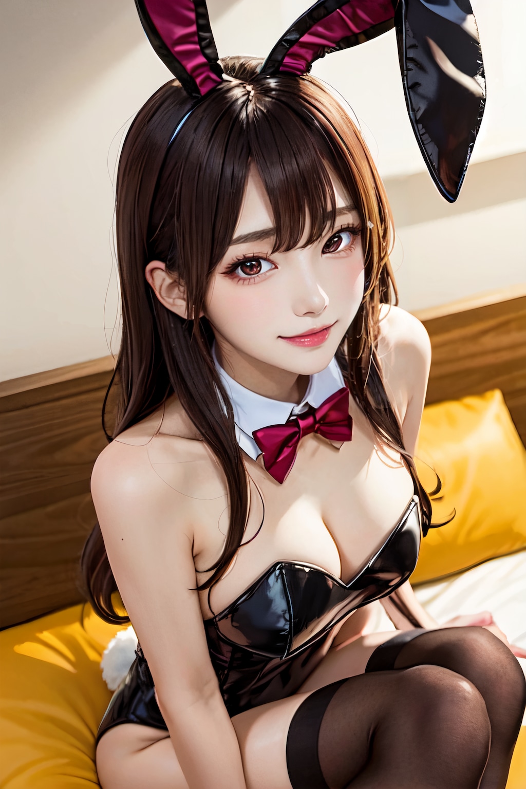 お座りバニー