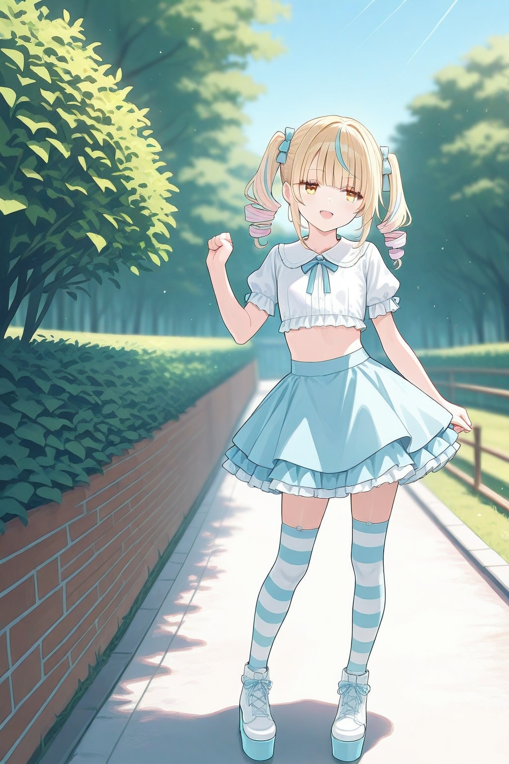 金髪ツインドリルっ子