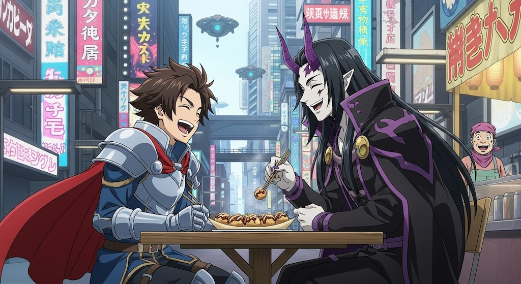 なぜか意気投合