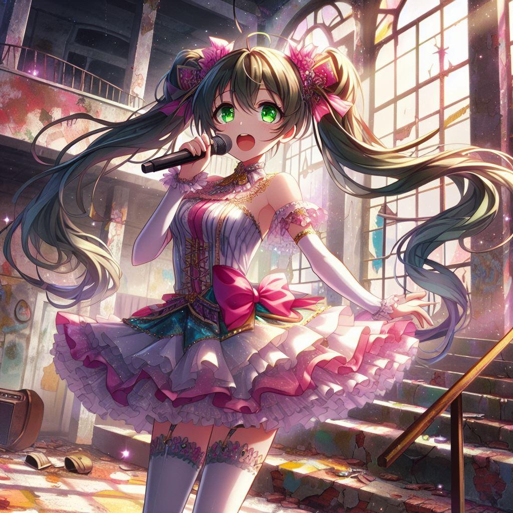 退廃した世界で歌うアイドル🎤
