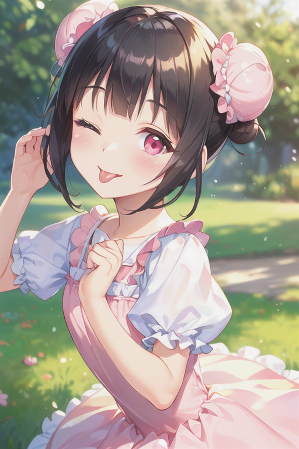 お団子姫のてへぺろ