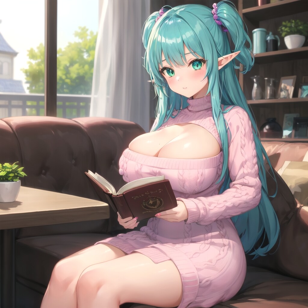 カフェの静寂 | の人気AIイラスト・グラビア