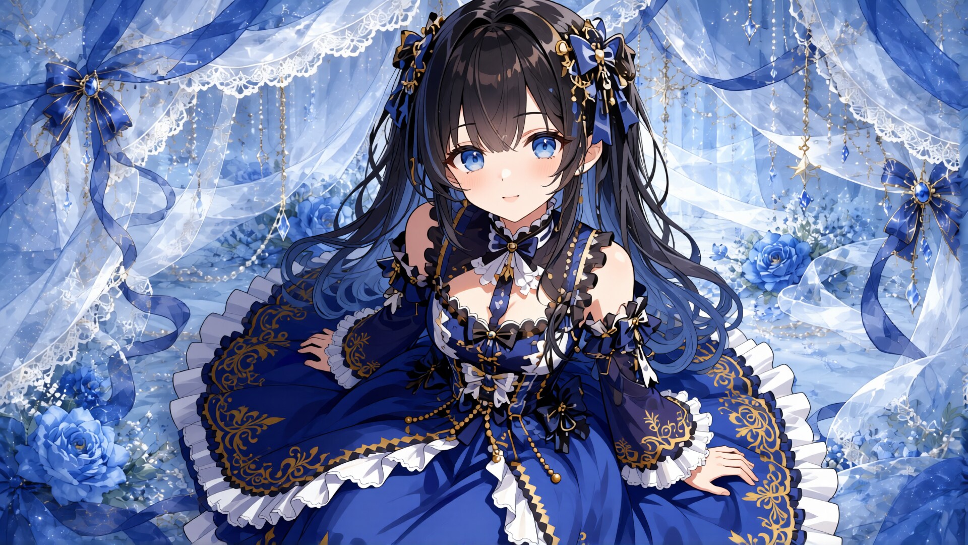 黒髪少女とドレス　その9-4