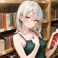 おはよう#92「パッと見、裸エプロンに見える書店員」 2枚目