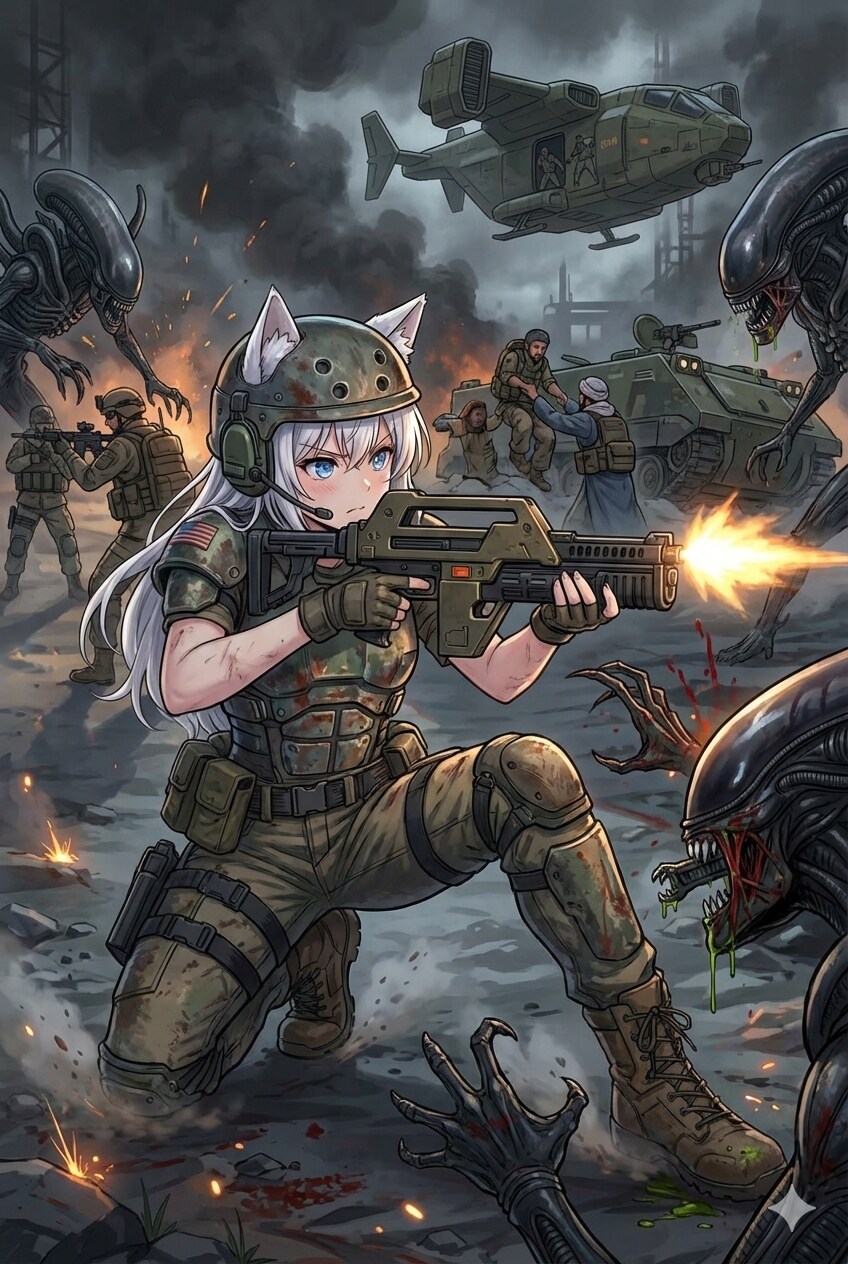 宇宙海兵隊「コロニアルマリーンズ」💥💥💥 | の人気AIイラスト・グラビア