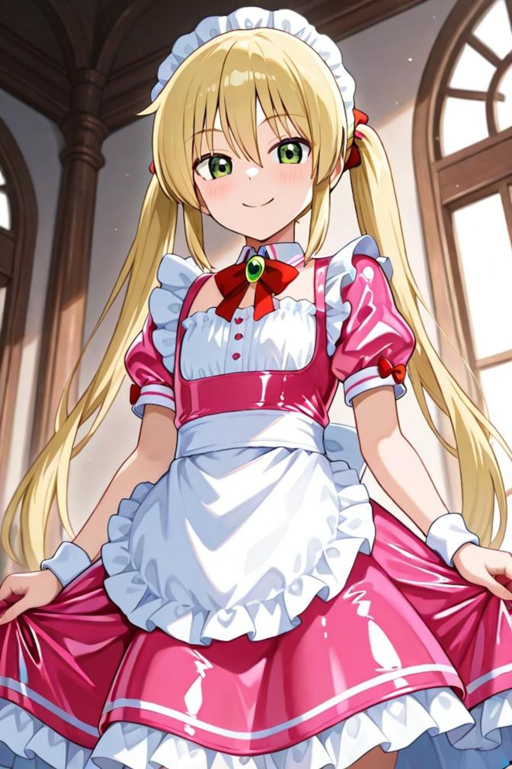 ハヤテのごとく　三千院ナギ　メイド服1
