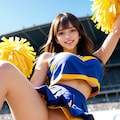 露出チアガール12 2枚目