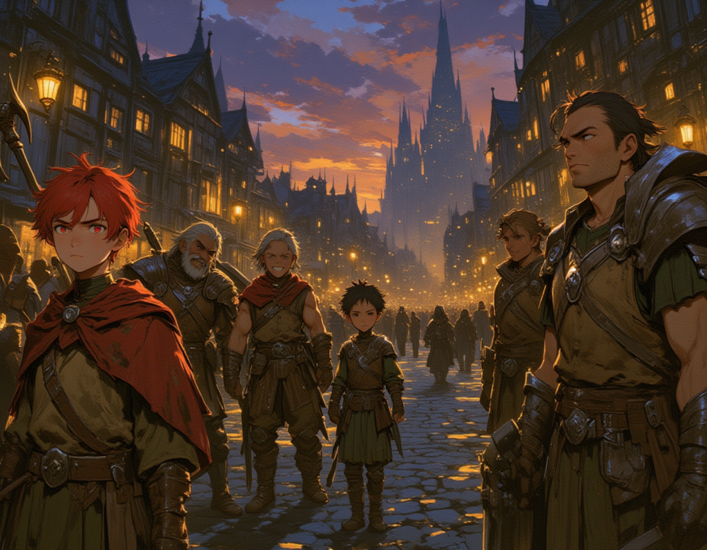 【セナ】レミュの夕闇で交錯する冒険者たち