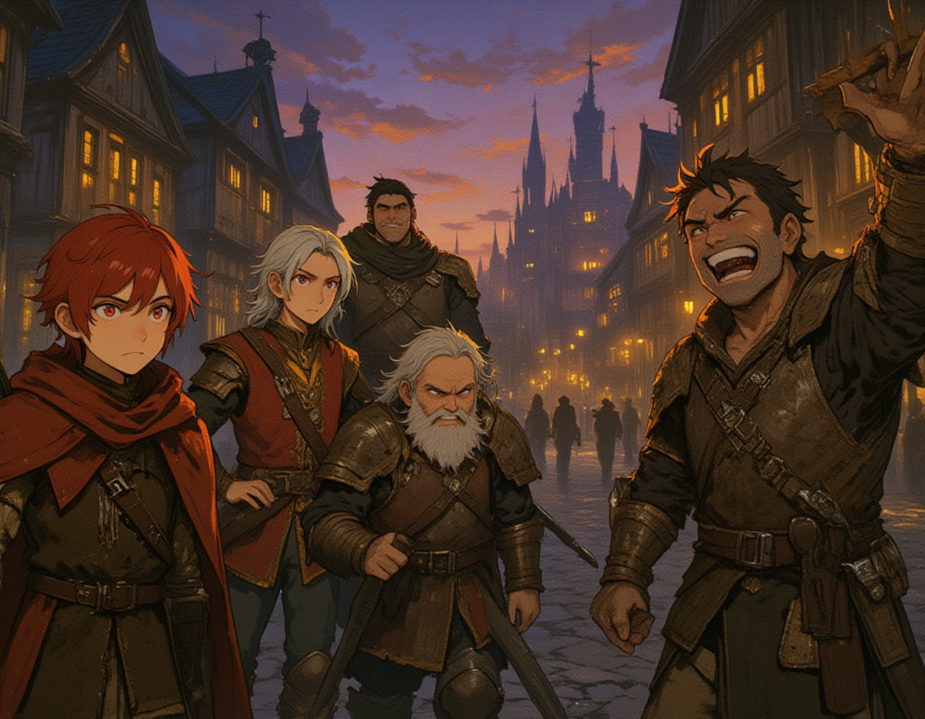 【セナ】レミュの夕闇で交錯する冒険者たち