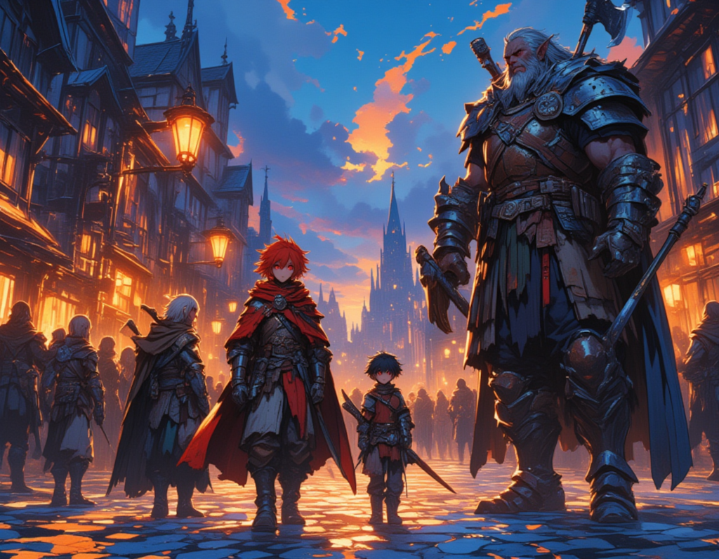 【セナ】レミュの夕闇で交錯する冒険者たち