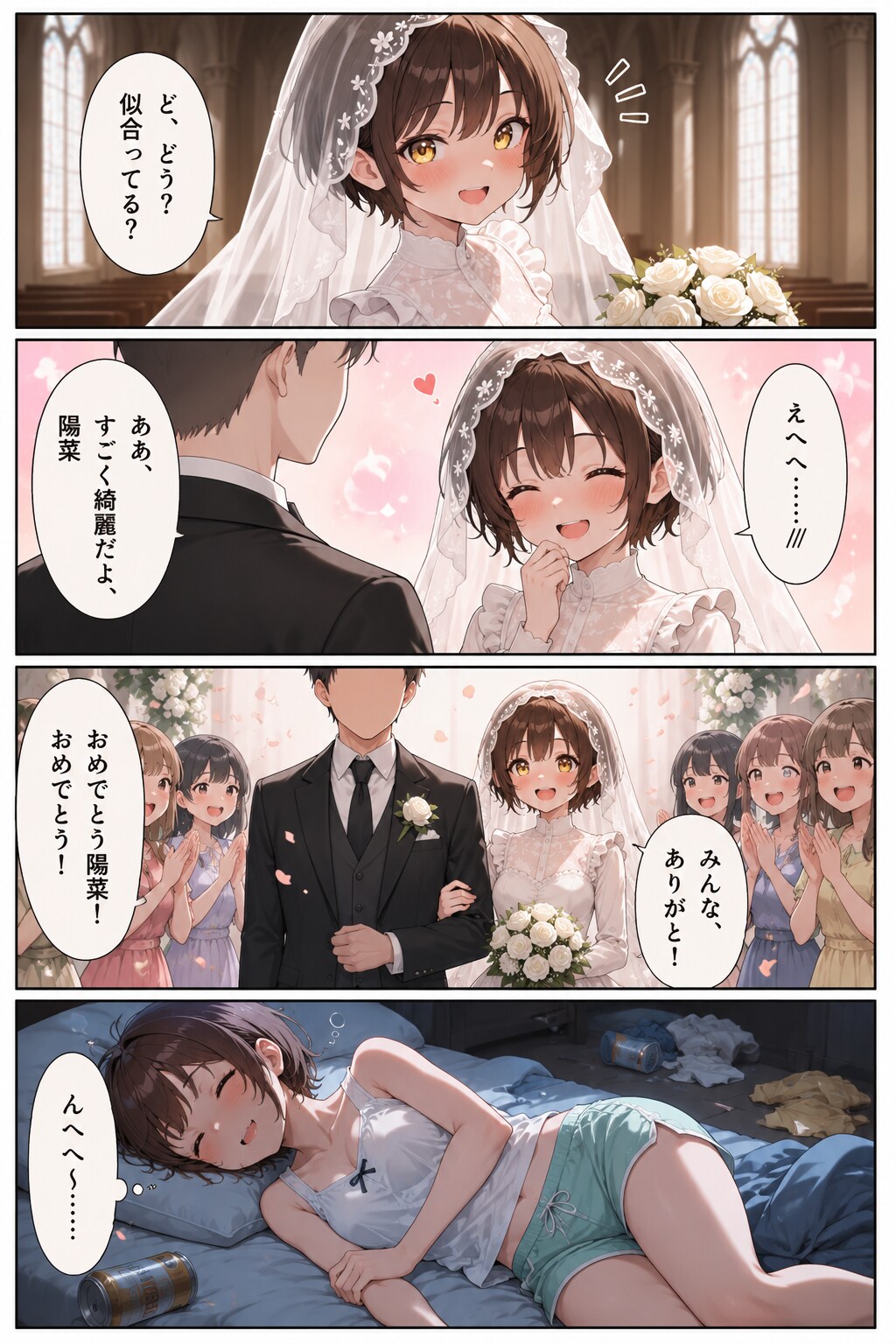 "夢"の花嫁姿