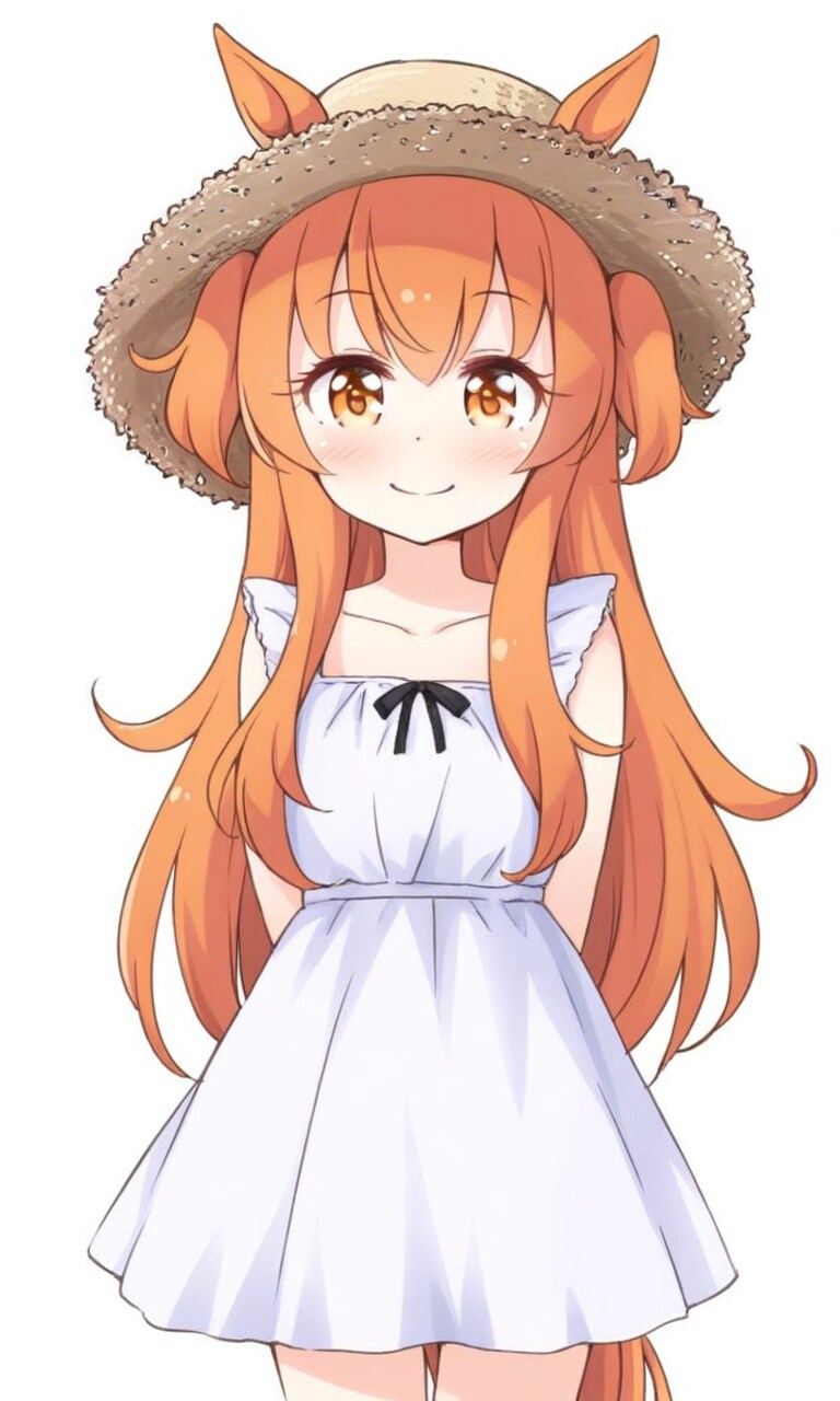 マヤノトップガン 麦わら帽子とワンピース | の人気AIイラスト・グラビア