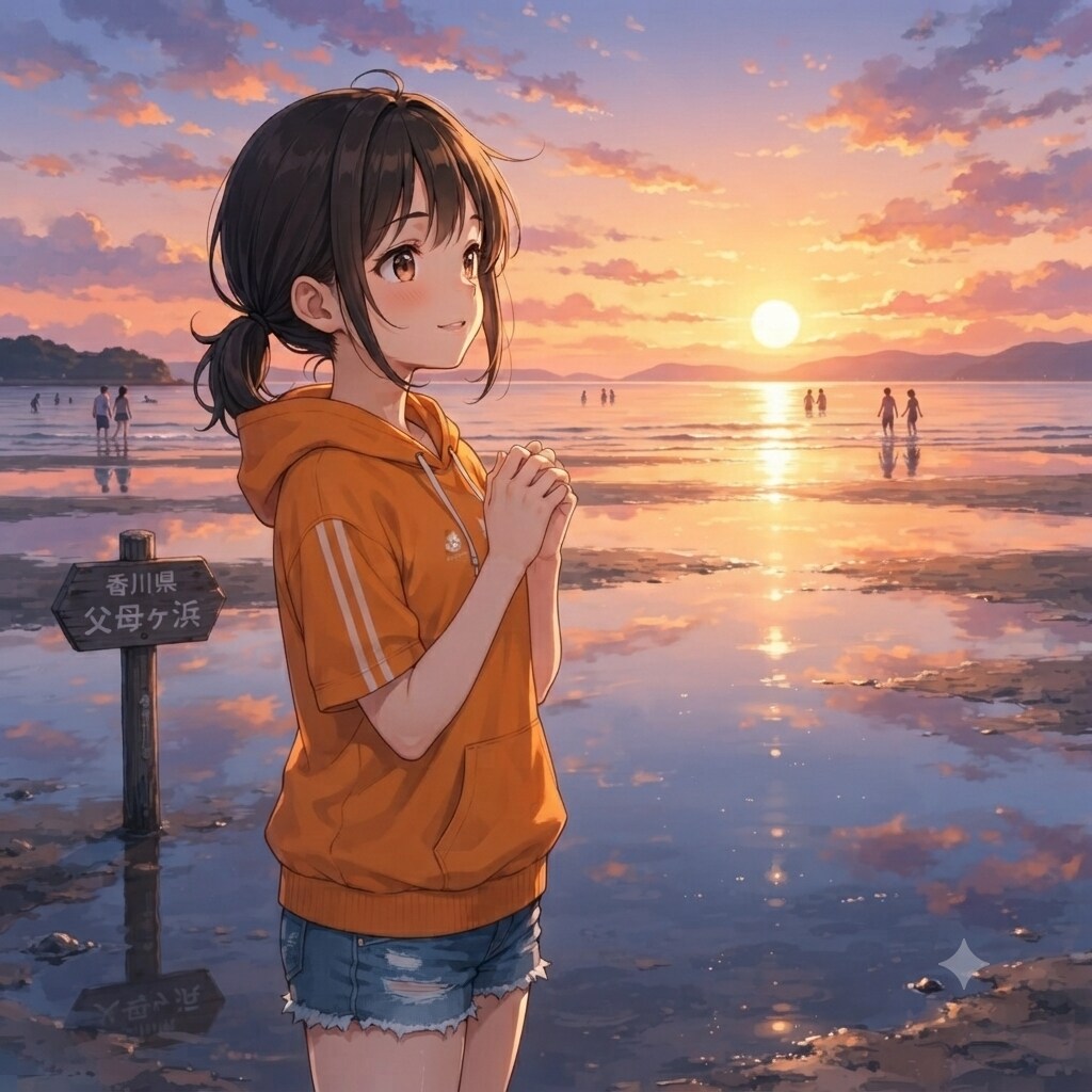 香川県：父母ヶ浜（×）