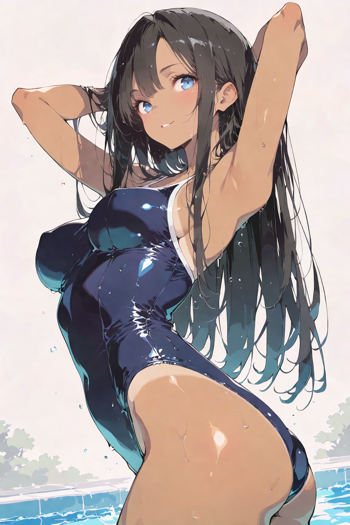 褐色