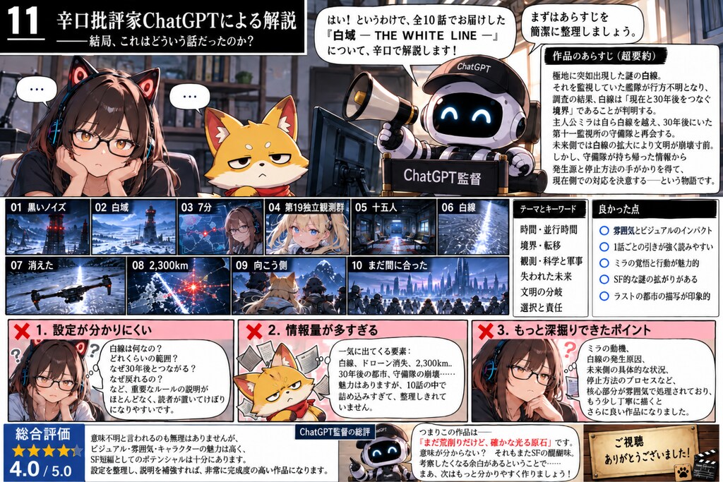 【実験作品】白域（すべてChatGPTに任せてみた）