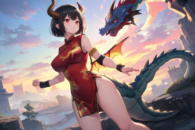 中華ドラゴン娘
