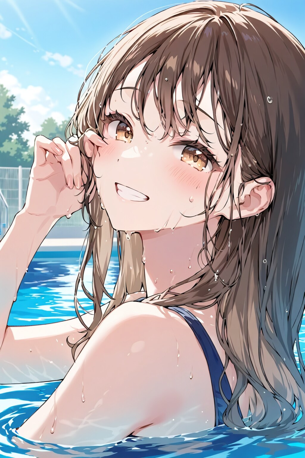 水の中、気持ちいいよ