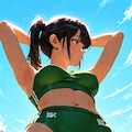 陸上部女子　⑭ 2枚目