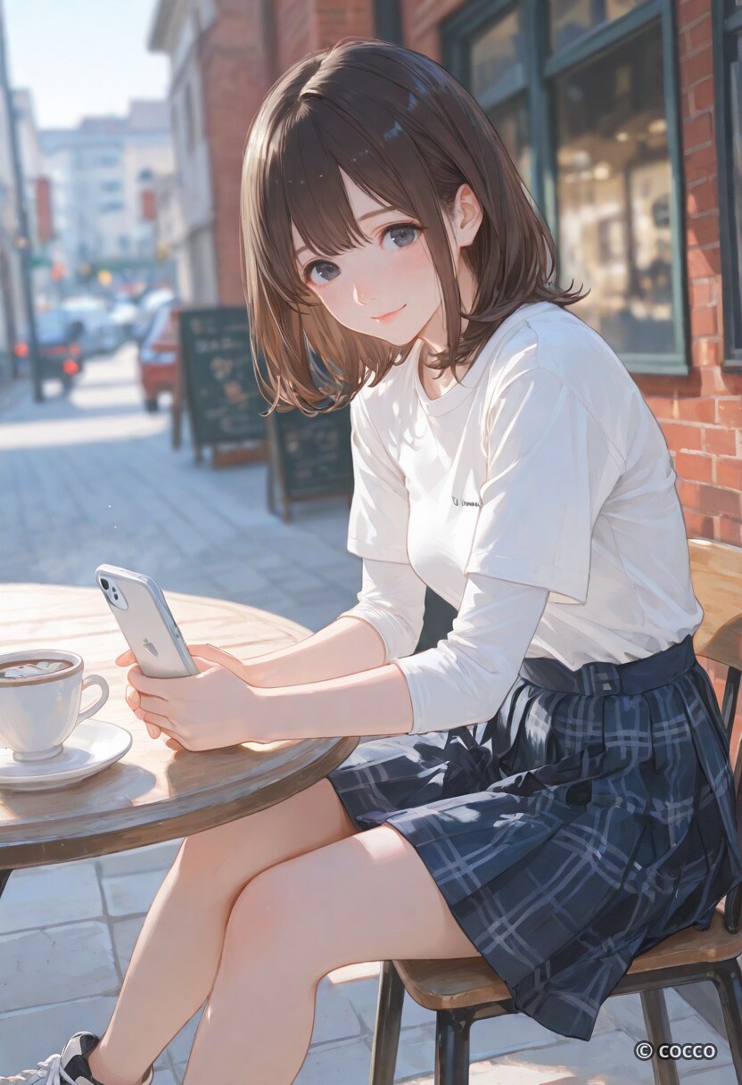 一日の喧噪が、あたためられた空気に溶けて。 | の人気AIイラスト・グラビア