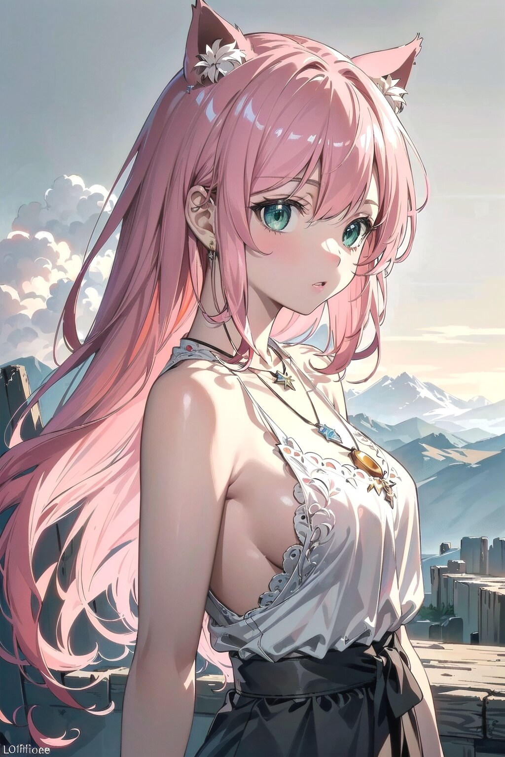 静かな横顔🐱✨