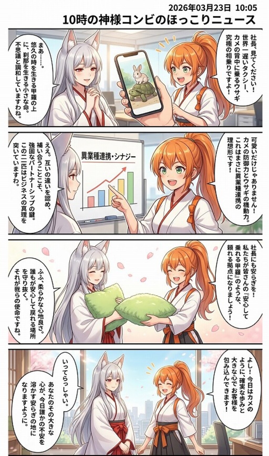 世界一遅いタクシー、友情の甲羅