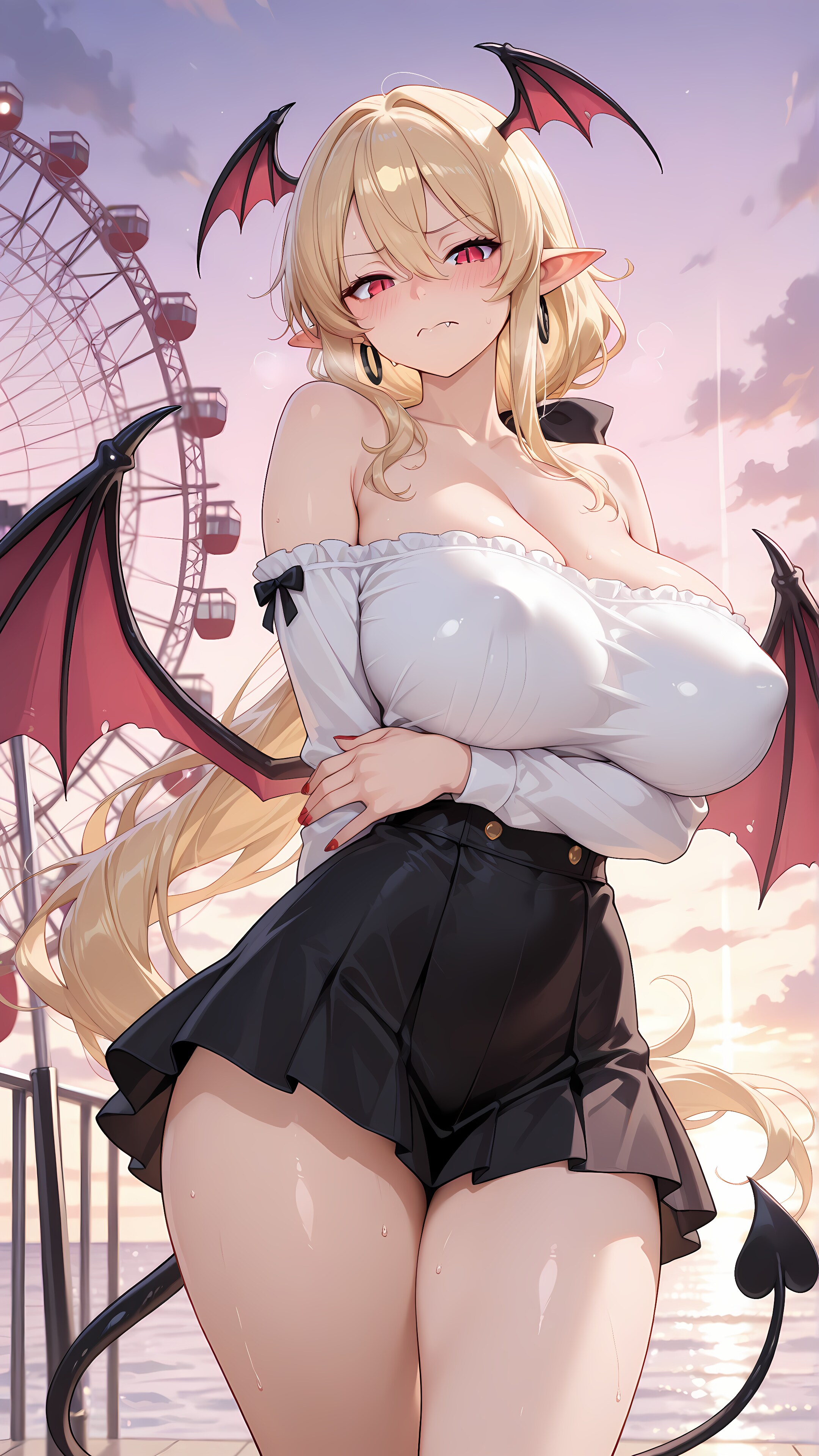 照れ顔のアルアちゃん