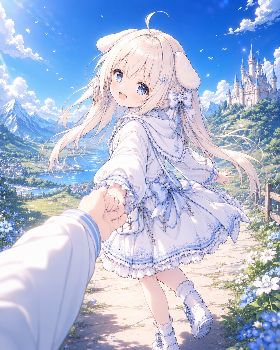 君が手を引く、青空の先へ